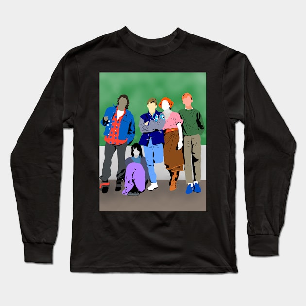 Breakfast Club Long Sleeve T-Shirt by Ruby Dust 